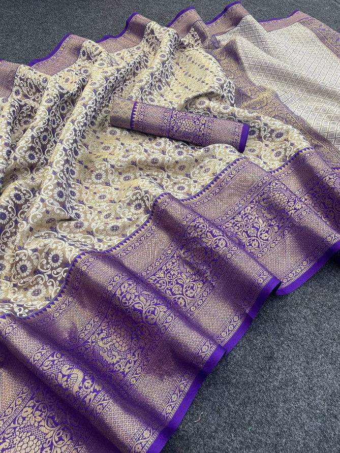  SF 699 Shubh Handloom Weaving Kanjivaram Silk Sarees Wholesale Price In Surat